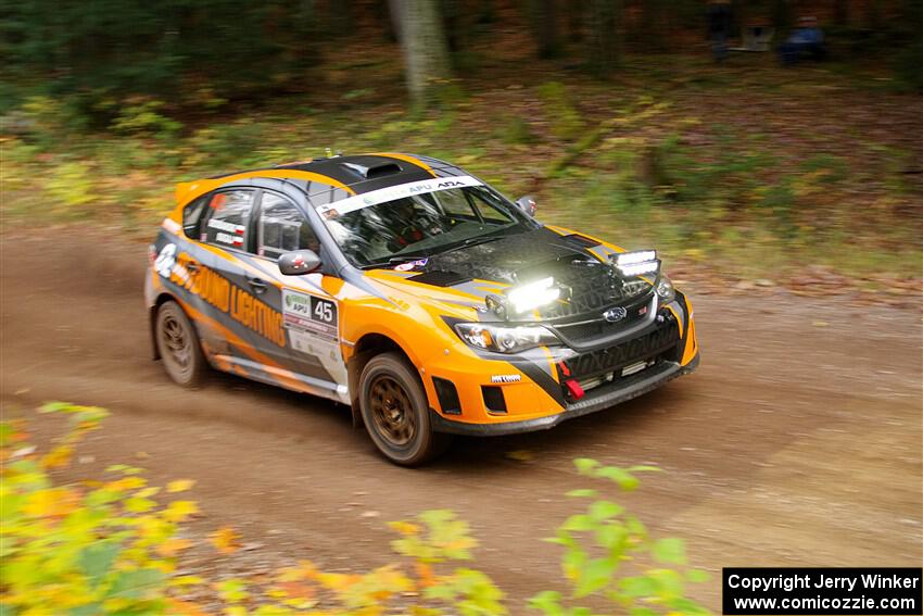 Grzegorz Bugaj / Ela Dziubanski Subaru WRX STi on SS6, Bob Lake II.