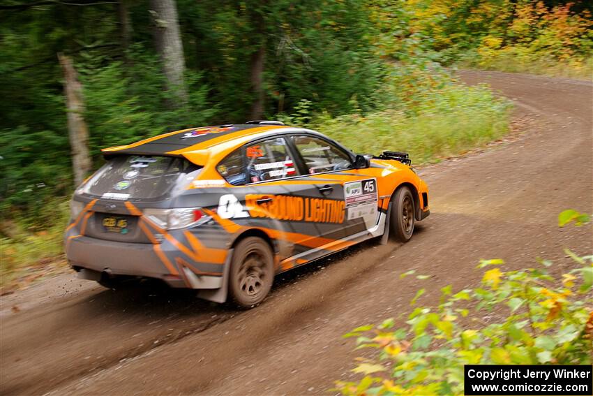 Grzegorz Bugaj / Ela Dziubanski Subaru WRX STi on SS6, Bob Lake II.