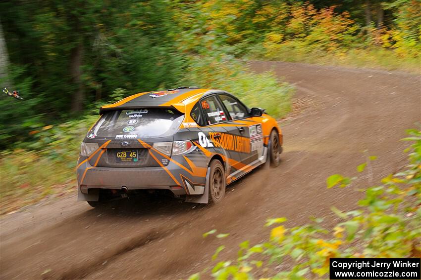 Grzegorz Bugaj / Ela Dziubanski Subaru WRX STi on SS6, Bob Lake II.