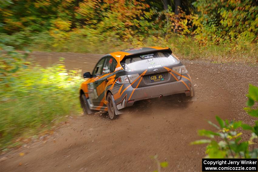 Grzegorz Bugaj / Ela Dziubanski Subaru WRX STi on SS6, Bob Lake II.