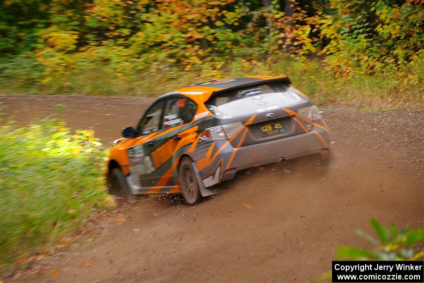 Grzegorz Bugaj / Ela Dziubanski Subaru WRX STi on SS6, Bob Lake II.