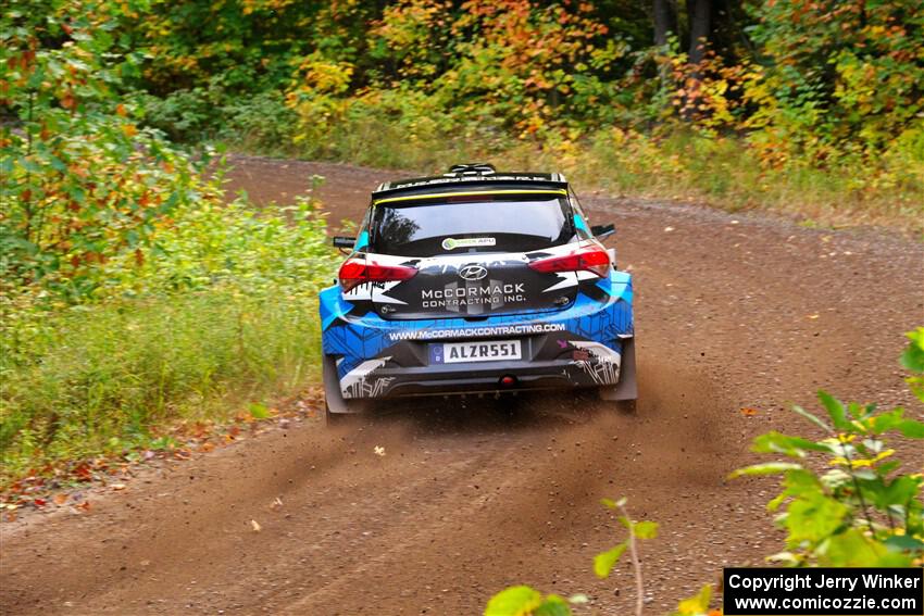 Enda McCormack / Liam McCormack Hyundai i20 R5 on SS6, Bob Lake II.