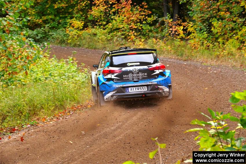 Enda McCormack / Liam McCormack Hyundai i20 R5 on SS6, Bob Lake II.