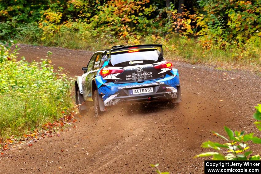 Enda McCormack / Liam McCormack Hyundai i20 R5 on SS6, Bob Lake II.