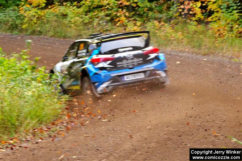 Enda McCormack / Liam McCormack Hyundai i20 R5 on SS6, Bob Lake II.