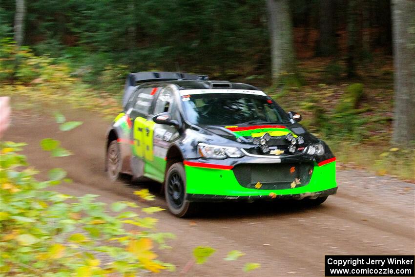 Pat Moro / Ole Holter Chevy Sonic LS on SS6, Bob Lake II.