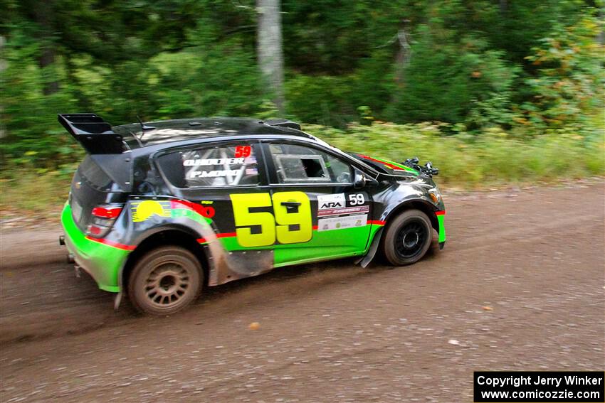 Pat Moro / Ole Holter Chevy Sonic LS on SS6, Bob Lake II.