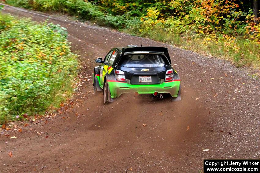 Pat Moro / Ole Holter Chevy Sonic LS on SS6, Bob Lake II.