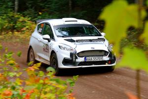 Javier Olivares / K.J. Miller Ford Fiesta Rally3 on SS6, Bob Lake II.