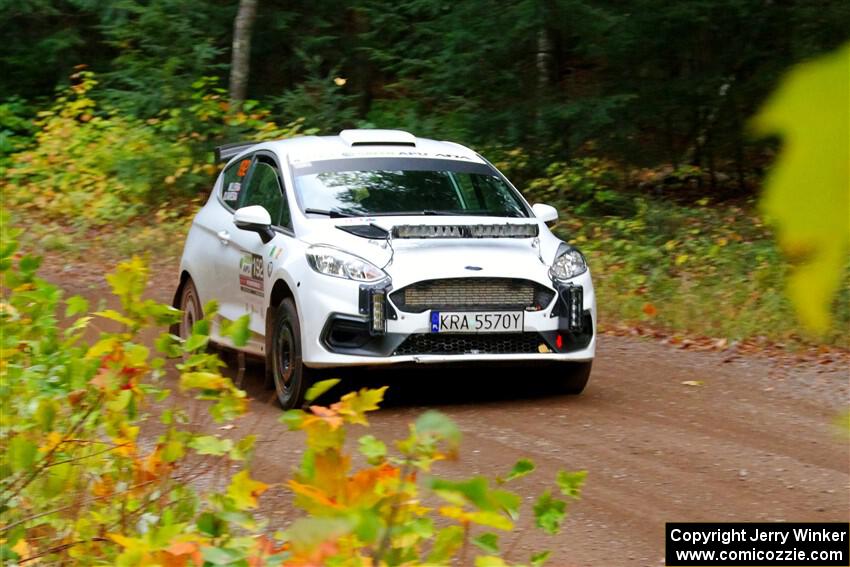 Javier Olivares / K.J. Miller Ford Fiesta Rally3 on SS6, Bob Lake II.