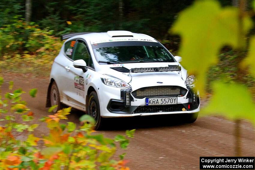 Javier Olivares / K.J. Miller Ford Fiesta Rally3 on SS6, Bob Lake II.