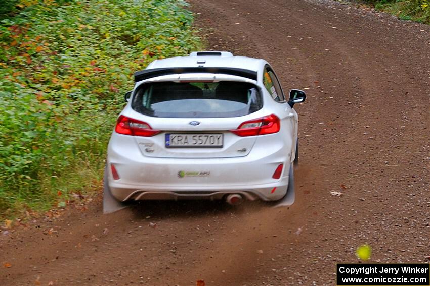 Javier Olivares / K.J. Miller Ford Fiesta Rally3 on SS6, Bob Lake II.