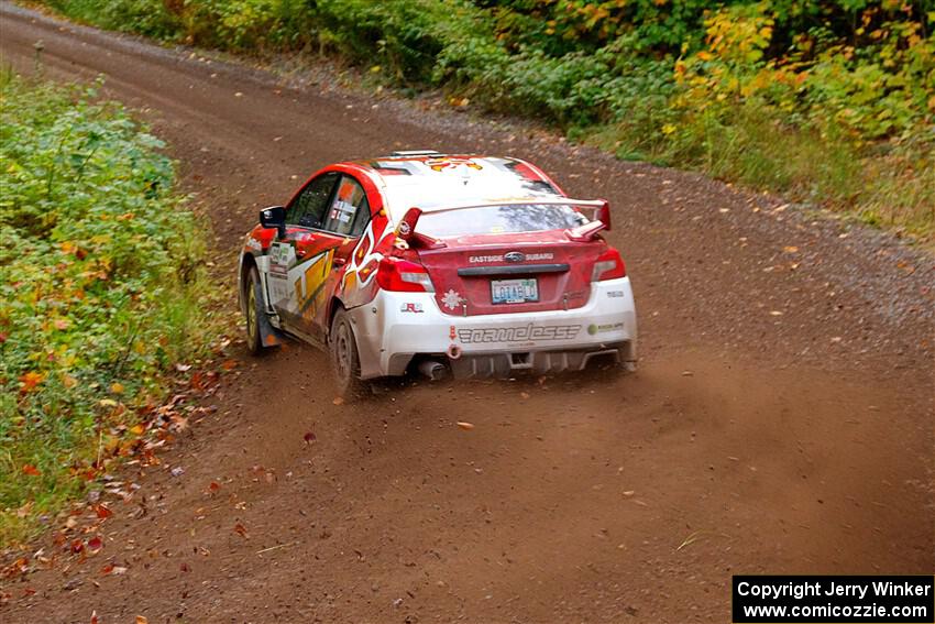 Matt Dickinson / Chris Kremer Subaru WRX STi on SS6, Bob Lake II.