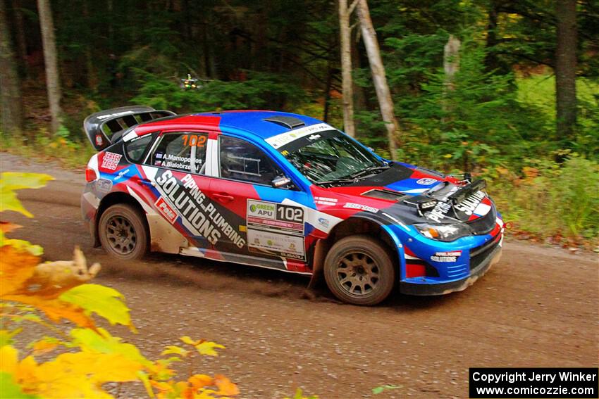 Arek Bialobrzeski / Aris Mantopoulos Subaru WRX STi on SS6, Bob Lake II.