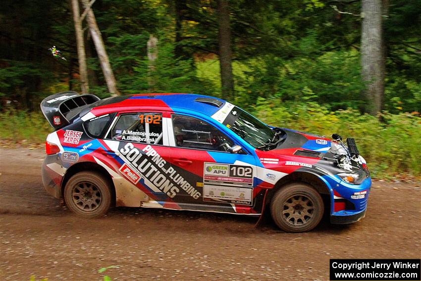 Arek Bialobrzeski / Aris Mantopoulos Subaru WRX STi on SS6, Bob Lake II.