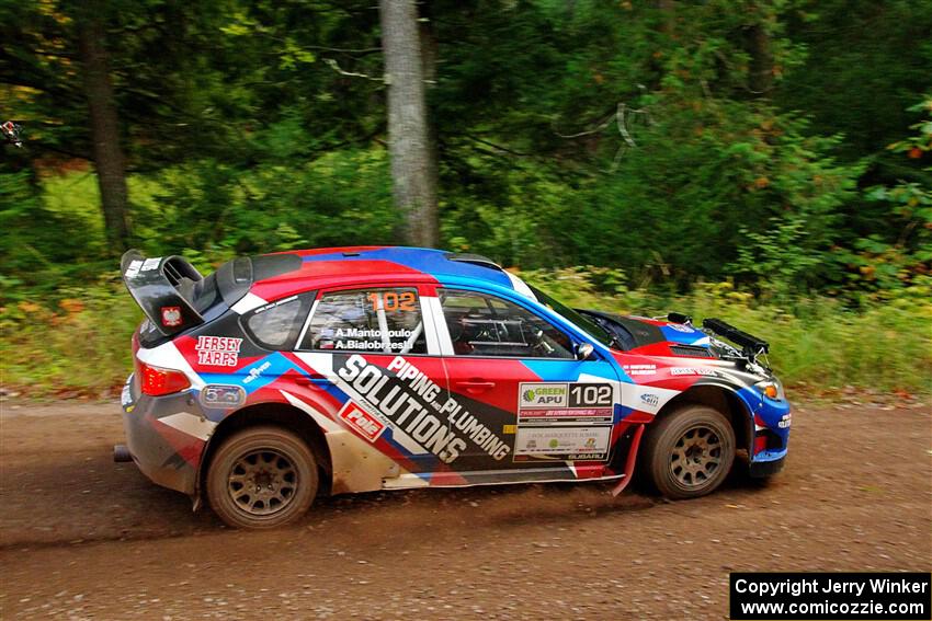 Arek Bialobrzeski / Aris Mantopoulos Subaru WRX STi on SS6, Bob Lake II.