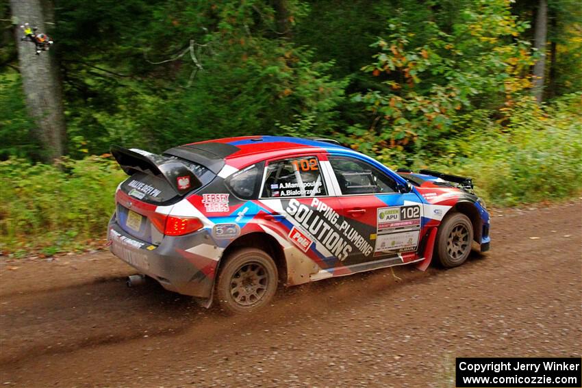 Arek Bialobrzeski / Aris Mantopoulos Subaru WRX STi on SS6, Bob Lake II.