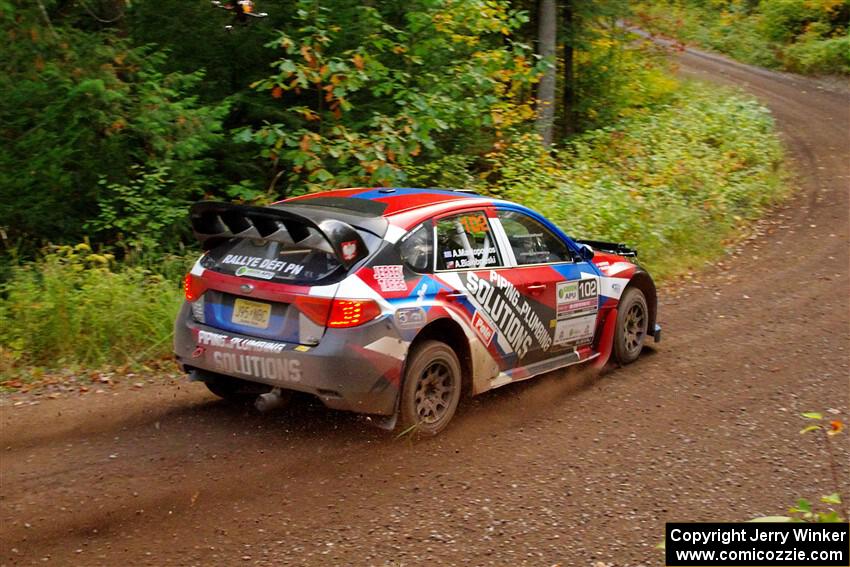 Arek Bialobrzeski / Aris Mantopoulos Subaru WRX STi on SS6, Bob Lake II.