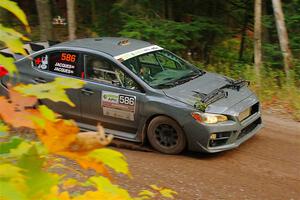 Zach Jacques / Ron Jacques Subaru WRX STi on SS6, Bob Lake II.