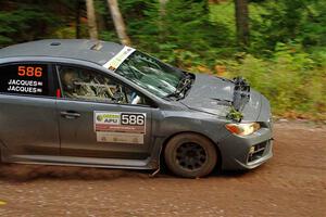 Zach Jacques / Ron Jacques Subaru WRX STi on SS6, Bob Lake II.