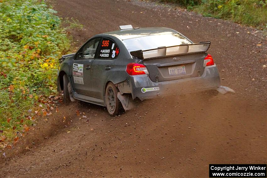 Zach Jacques / Ron Jacques Subaru WRX STi on SS6, Bob Lake II.