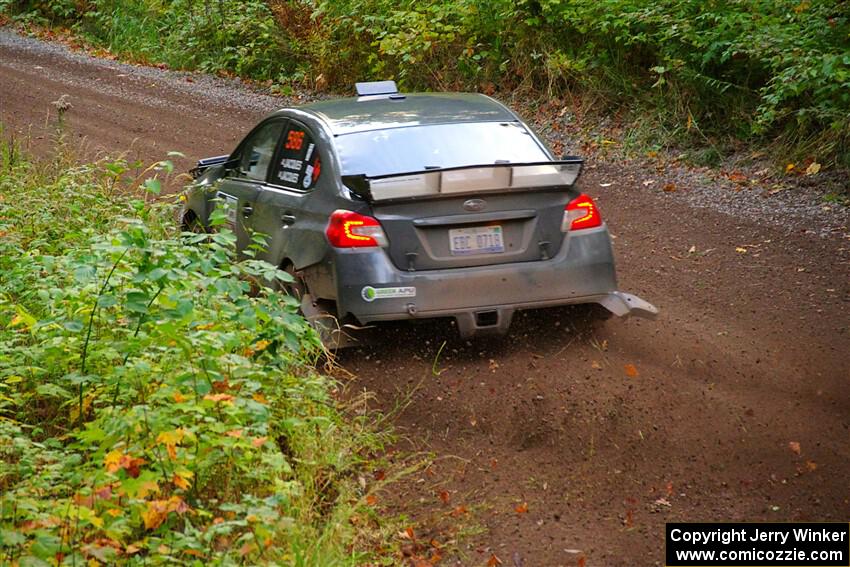 Zach Jacques / Ron Jacques Subaru WRX STi on SS6, Bob Lake II.