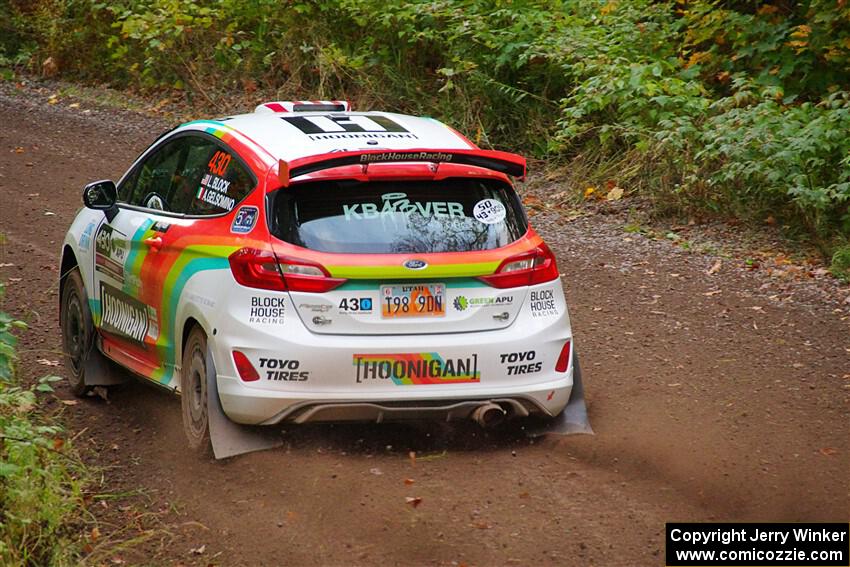 Lucy Block / Alex Gelsomino Ford Fiesta Rally3 on SS6, Bob Lake II.