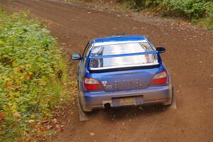 Jimmy Pelizzari / Kate Stevens Subaru WRX on SS6, Bob Lake II.