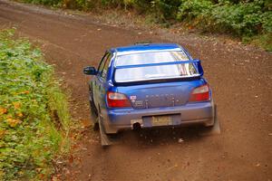 Jimmy Pelizzari / Kate Stevens Subaru WRX on SS6, Bob Lake II.