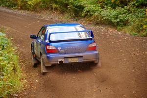 Jimmy Pelizzari / Kate Stevens Subaru WRX on SS6, Bob Lake II.