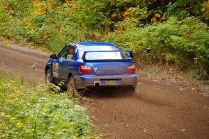 Jimmy Pelizzari / Kate Stevens Subaru WRX on SS6, Bob Lake II.