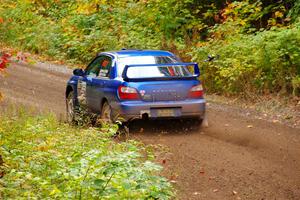 Jimmy Pelizzari / Kate Stevens Subaru WRX on SS6, Bob Lake II.