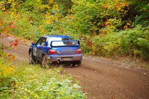 Jimmy Pelizzari / Kate Stevens Subaru WRX on SS6, Bob Lake II.