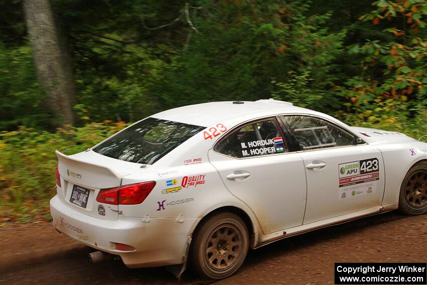 Michael Hooper / Michael Hordijk Lexus IS350 on SS6, Bob Lake II.