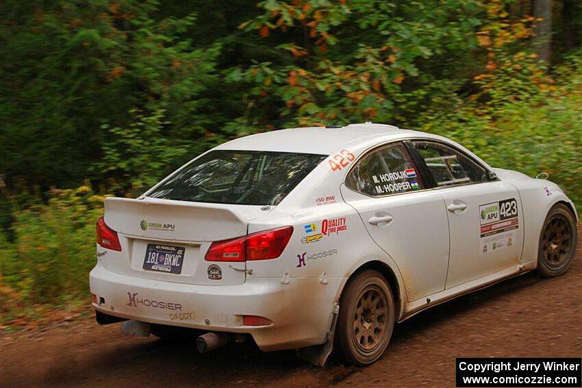 Michael Hooper / Michael Hordijk Lexus IS350 on SS6, Bob Lake II.