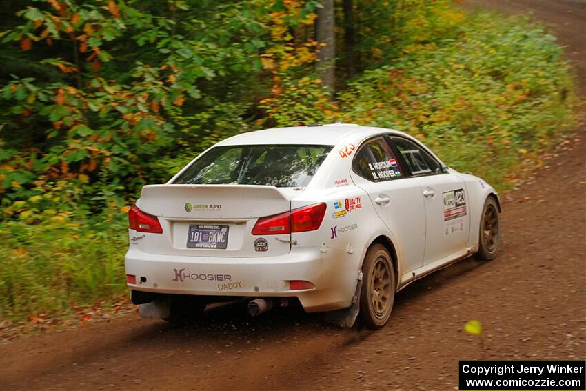 Michael Hooper / Michael Hordijk Lexus IS350 on SS6, Bob Lake II.