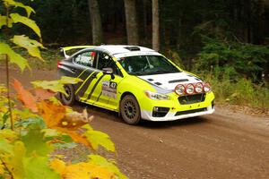 Tim Rooney / Claudia Barbera-Pullen Subaru WRX STi on SS6, Bob Lake II.