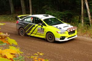 Tim Rooney / Claudia Barbera-Pullen Subaru WRX STi on SS6, Bob Lake II.