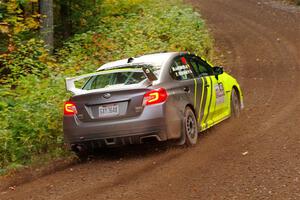 Tim Rooney / Claudia Barbera-Pullen Subaru WRX STi on SS6, Bob Lake II.