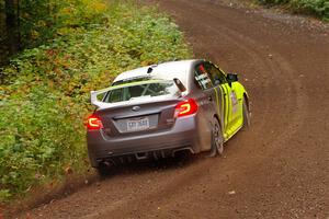 Tim Rooney / Claudia Barbera-Pullen Subaru WRX STi on SS6, Bob Lake II.