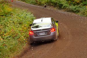 Tim Rooney / Claudia Barbera-Pullen Subaru WRX STi on SS6, Bob Lake II.