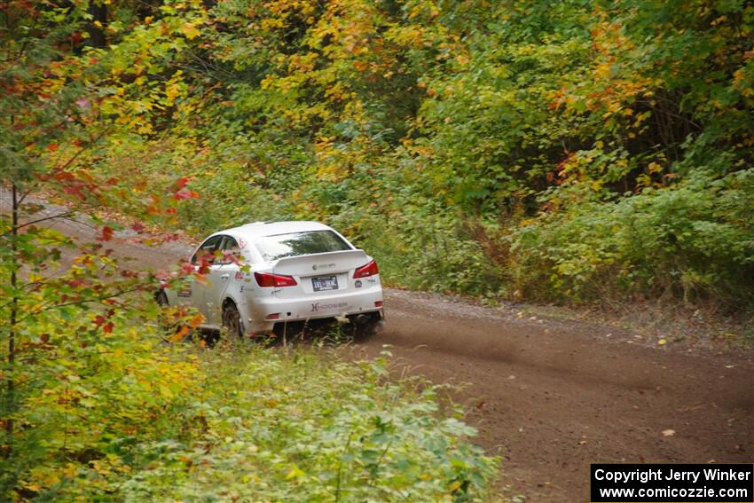 Michael Hooper / Michael Hordijk Lexus IS350 on SS6, Bob Lake II.