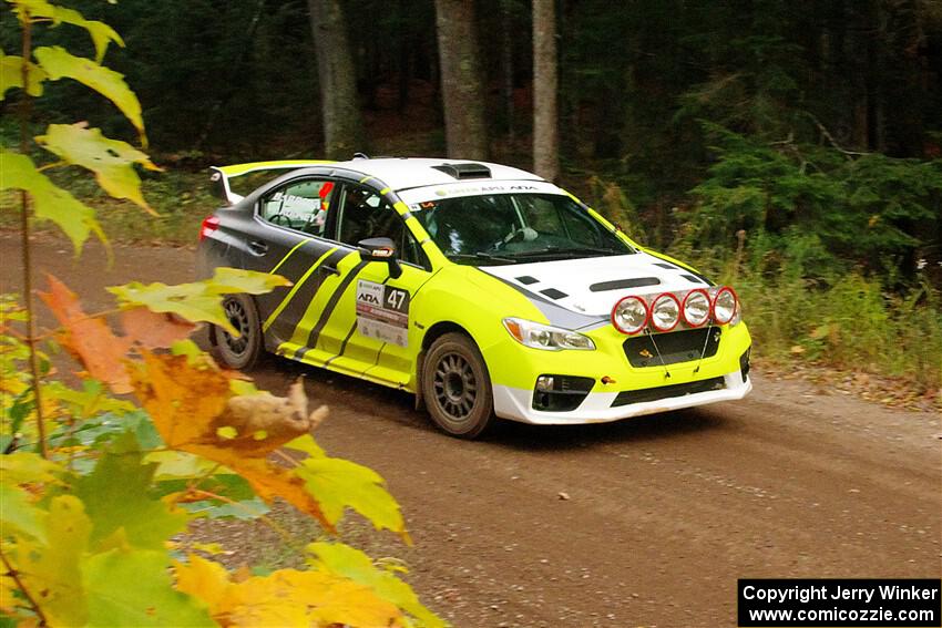 Tim Rooney / Claudia Barbera-Pullen Subaru WRX STi on SS6, Bob Lake II.