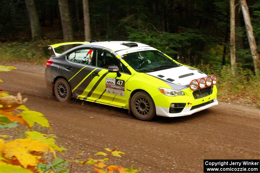 Tim Rooney / Claudia Barbera-Pullen Subaru WRX STi on SS6, Bob Lake II.