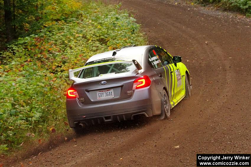 Tim Rooney / Claudia Barbera-Pullen Subaru WRX STi on SS6, Bob Lake II.