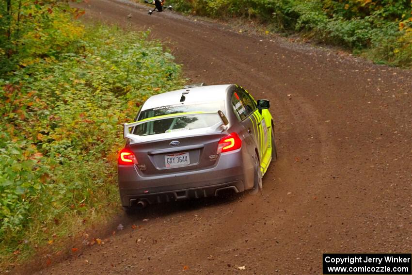 Tim Rooney / Claudia Barbera-Pullen Subaru WRX STi on SS6, Bob Lake II.