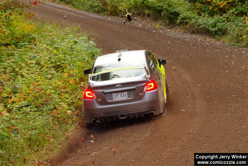 Tim Rooney / Claudia Barbera-Pullen Subaru WRX STi on SS6, Bob Lake II.