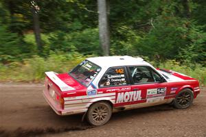 Dan Downey / Sammie Downey BMW 325is on SS6, Bob Lake II.