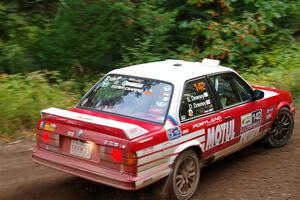 Dan Downey / Sammie Downey BMW 325is on SS6, Bob Lake II.