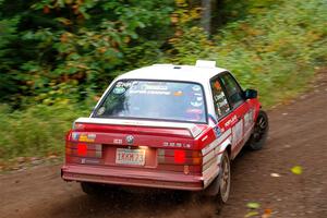 Dan Downey / Sammie Downey BMW 325is on SS6, Bob Lake II.